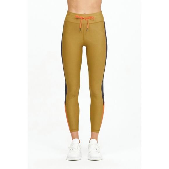 The‎ Upside Miramar Midi Pant Leggings Size US 6 Green Workout Athletic - Picture 1 of 12
